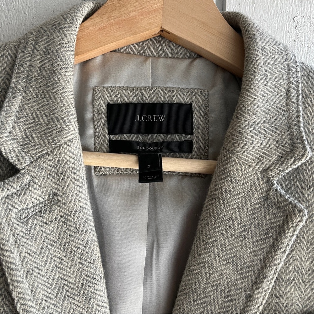 J.Crew Schoolboy Herringbone Jacket - image 3